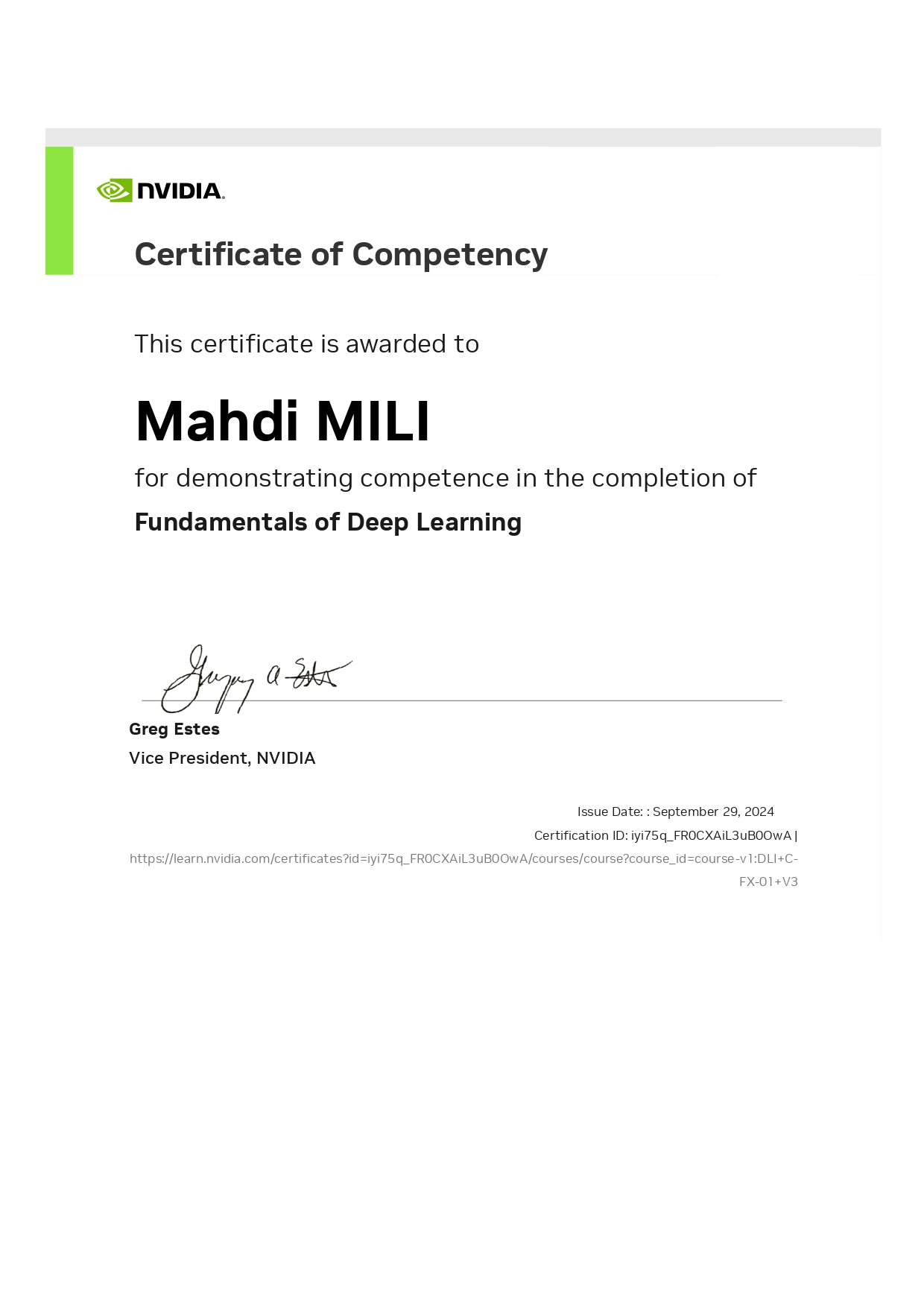 My Learning _ NVIDIA_FDL